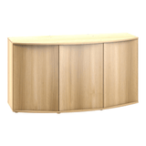 Juwel Vision Series cabinet in light wood finish with curved design and three doors.