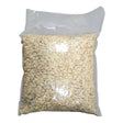 Elaine's Birding Loose Split Peanuts in clear bag, premium roasted, shelled, and halved for bird feeders.