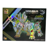 MJI Machinery Dinosaur Triceratops 13051 LEGO-style building set featuring semi-mechanical dinosaur design.