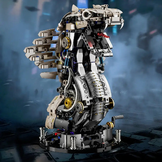 MJI Cyber Cobra 1186 detailed LEGO model showcasing advanced mechanical features and design.