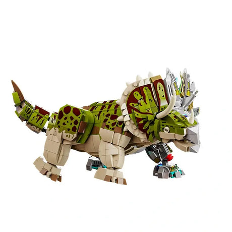 MJI Machinery Dinosaur Triceratops 13051 creative LEGO-style construction set with semi-mechanical features.