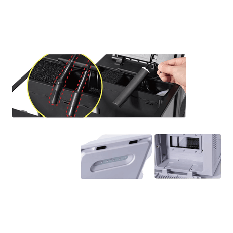 Maxspect DICE Pico 2 AIO Freshwater Aquarium filtration system components and features.