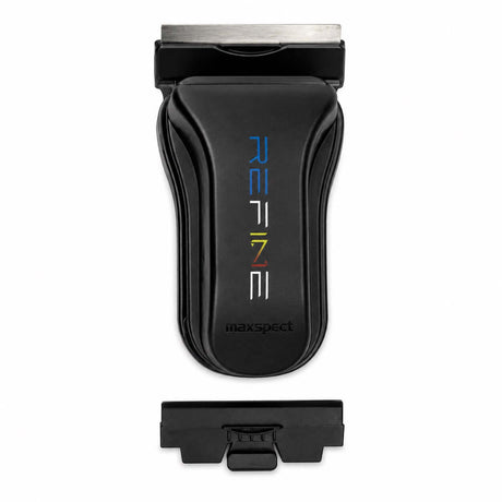 Maxspect Refine Aquarium Scraper with sharp blade and ergonomic design for easy aquarium cleaning.