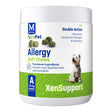 Montego XenPet Allergy Soft Chews - 240g package with green chews for relieving dog allergies and itchiness.
