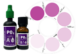 Red Sea Nutrients Algae Control Test Kit showing colorimetric comparator and reagents for measuring Nitrate and Phosphate levels.