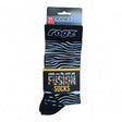 Rogz x Versus Safari Socks in Zebra print size 4-7, perfect for matching with your pet's Rogz Fusion Safari gear.