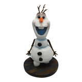 Penn-Plax Disney’s Frozen 4-Piece Aquarium Decoration Bundle featuring Olaf figure.