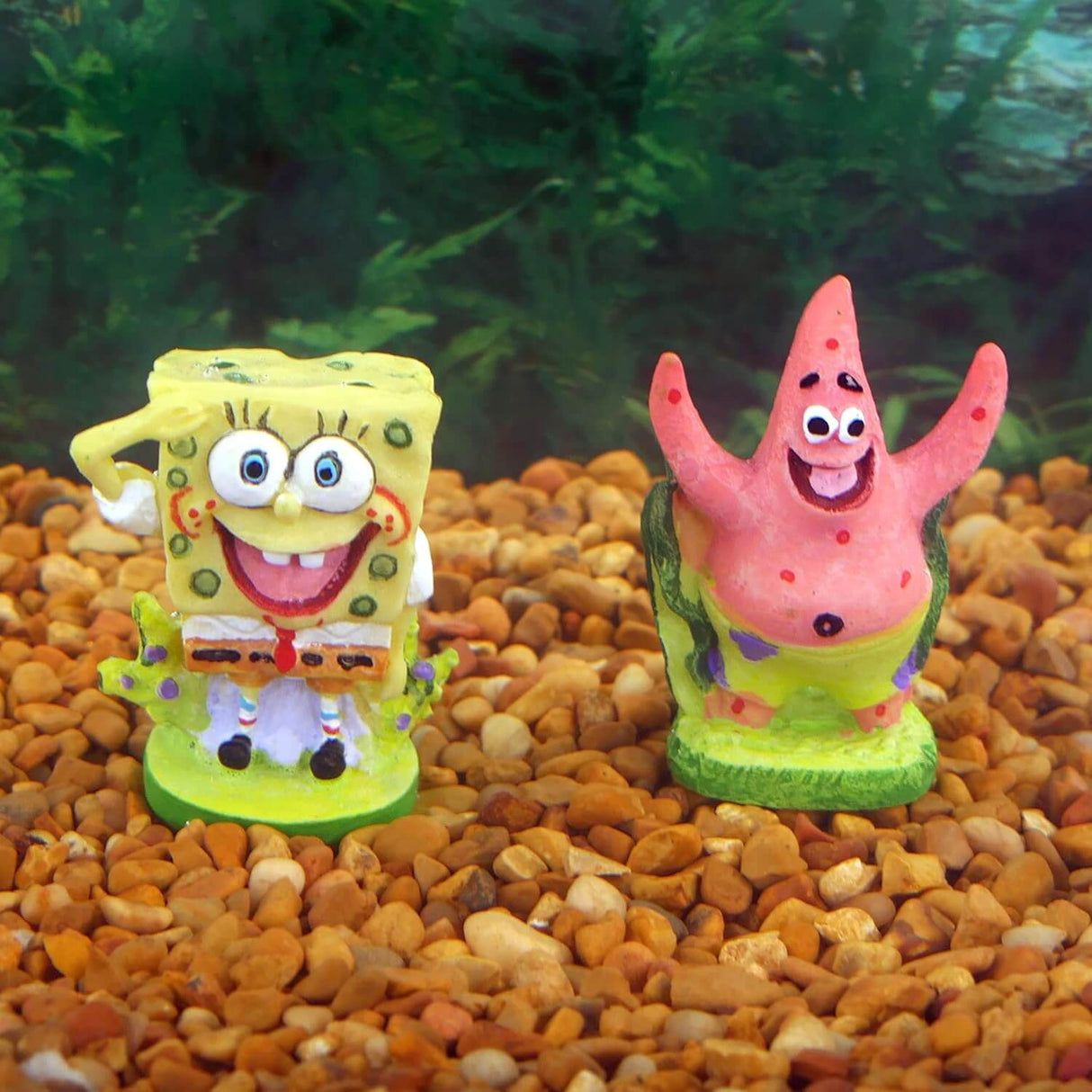 Penn-Plax Spongebob and Patrick Official aquarium decorations for kids