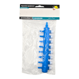 Plastic Air Splitter with Control Valves packaged for aquarium equipment