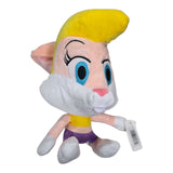 Plushy Charity Toy featuring a cute plush animal with a yellow tuft and vibrant colors, promoting charity with each purchase.