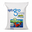 PondFin Koi and Goldfish Food 25kg Bag, premium diet for Koi and goldfish, nutrient-rich fish food.