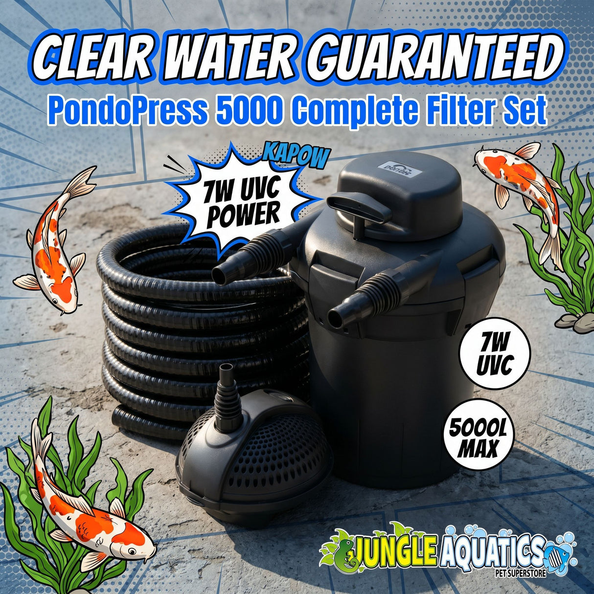 Pontec PondoPress 5000 All in One Pond Filter