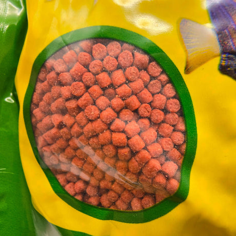 Qualikoi Cichlid Food 250g package showcasing high-quality fish food pellets for cichlids.