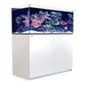 Red Sea Reefer G2+ 425 Aquarium showcasing vibrant coral and marine life in a modern cabinet design.