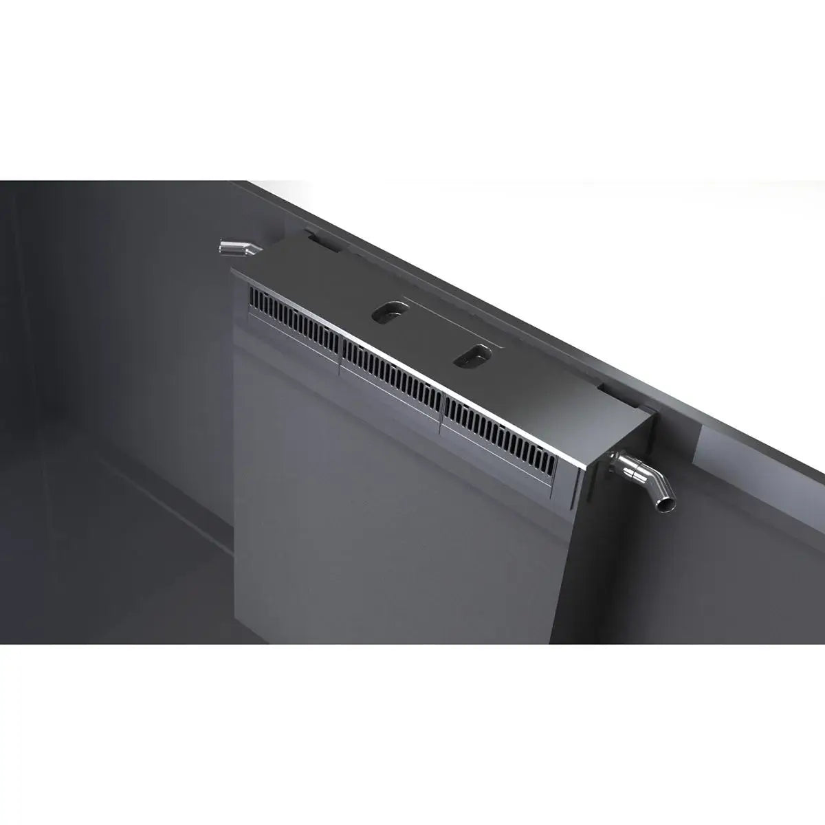 Red Sea Reefer G2+ aquarium filtration system featuring sleek design and efficient water management.