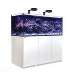Red Sea Reefer G2+ 625 Aquarium with vibrant coral and fish under LED lighting, designed for reef enthusiasts.
