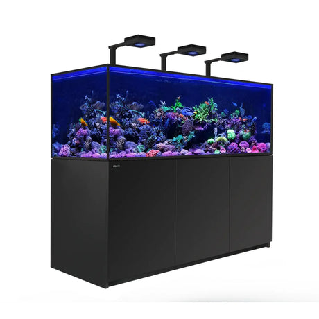 Red Sea Reefer G2+ S850 Aquarium with vibrant coral and fish, featuring advanced filtration and lighting system.