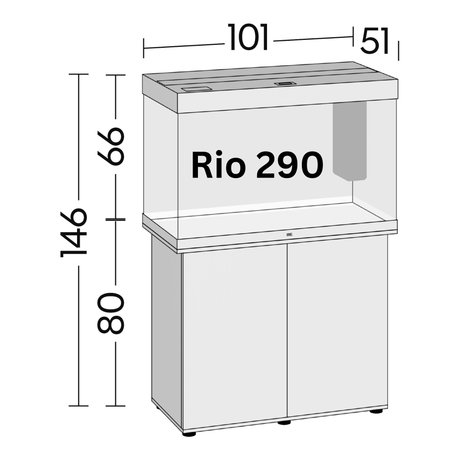 Juwel Rio Aquarium and Cabinet