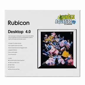 Mantis Rubicon Marine Reef Desktop Aquarium 4.0 all-in-one aquarium designed for saltwater systems and easy reef-building.