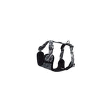 Rogz Fusion Safari Comfy Dog Harness in Zebra print, padded for comfort and pressure redistribution.