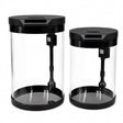 SOBO Q Series Round Shape Aquarium, sleek cylindrical design with crystal-clear viewing, ideal for home decor.