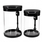 SOBO Q Series Round Shape Aquarium, sleek cylindrical design with crystal-clear viewing, ideal for home decor.