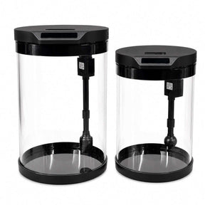 SOBO Q Series Round Shape Aquarium, sleek cylindrical design with crystal-clear viewing, ideal for home decor.