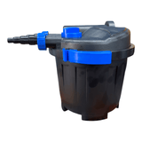 SOBO WP-006f-UV Pond UV Filter with black body and blue accents for effective pond water cleaning.