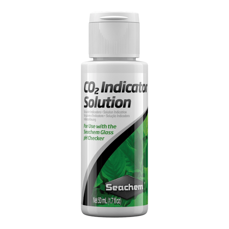 Seachem pH CO2 Indicator Solution Refill for aquarium pH monitoring and CO2 detection. 50 mL bottle.