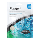 Seachem Purigen 100ml bag premium synthetic filter resin for aquariums, removes organic waste for clearer water.