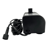 Solar Fountain Pump Kit with Solar Panel showing a close-up of the pump and cable connection.