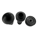 Solar Fountain Pump Kit with Solar Panel replacement nozzles for various water features.