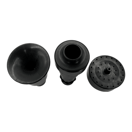 Solar Fountain Pump Kit with Solar Panel replacement nozzles for various water features.