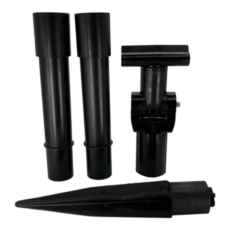 Solar Fountain Pump Kit with Solar Panel accessories including pipes and connectors for water features