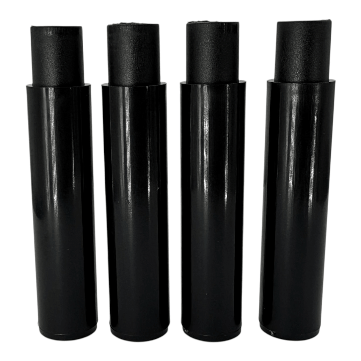 Solar Fountain Pump Kit with Solar Panel replacement components, featuring four black cylinders.
