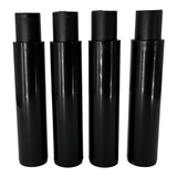 Solar Fountain Pump Kit with Solar Panel replacement components, featuring four black cylinders.