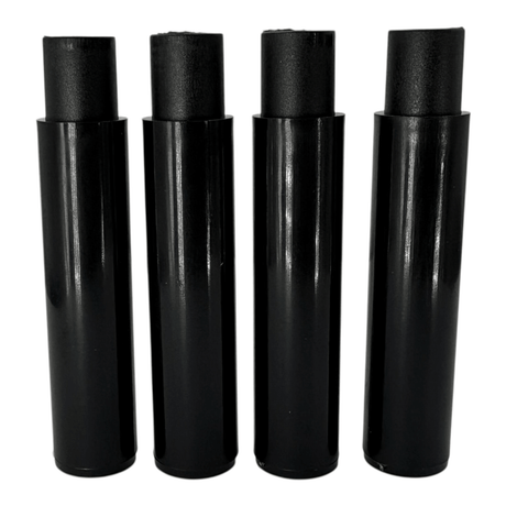 Solar Fountain Pump Kit with Solar Panel replacement components, featuring four black cylinders.