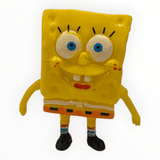 SpongeBob Characters 6pc Ornament Set Small featuring SpongeBob figure for colorful aquarium decor.