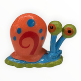 SpongeBob Characters 6pc Ornament Set Small featuring Gary the Snail decorative aquarium figure.