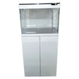 Sun Sun Aquarium XE-600 - 70L and Cabinet White with clear tank and sleek white cabinet design.