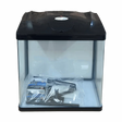 Sun Sun Aquarium HR-380 with built-in filtration system and LED light shown in a clear tank.