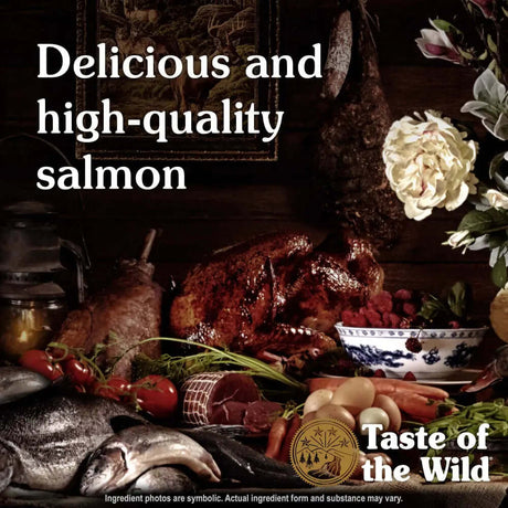 Taste of the Wild Canine Pacific Stream Puppy Food with high-quality salmon and fresh ingredients.
