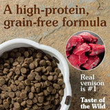 Taste of the Wild Canine Pine Forest Dry Food high-protein grain-free formula with real venison