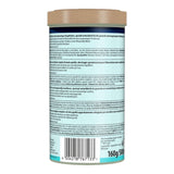 Back of Tetra Cichlid Sticks container showing nutritional information and feeding guidelines for cichlids.