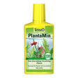 Tetra PlantaMin iron fertilizer bottle for healthy aquarium plants with essential nutrients.