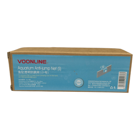 Voonline Aquarium Anti-Jump Net small size packaging image providing fish safety in aquariums.