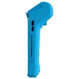 Yoco Khumo Print Card Machine side view in vibrant blue color showing sleek design and printing capability