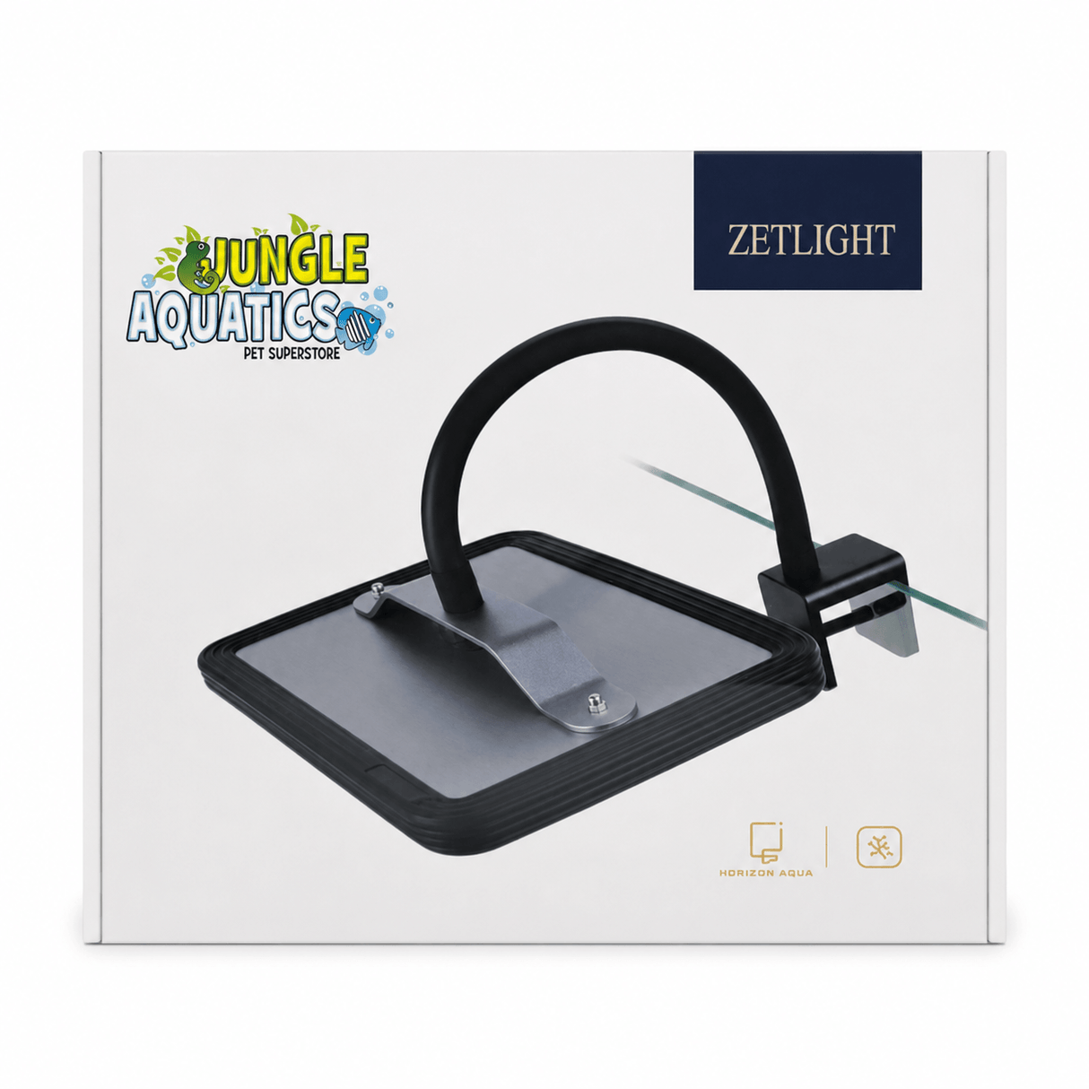 Zetlight E200 Algae Lights mounted on aquarium for promoting macroalgae growth