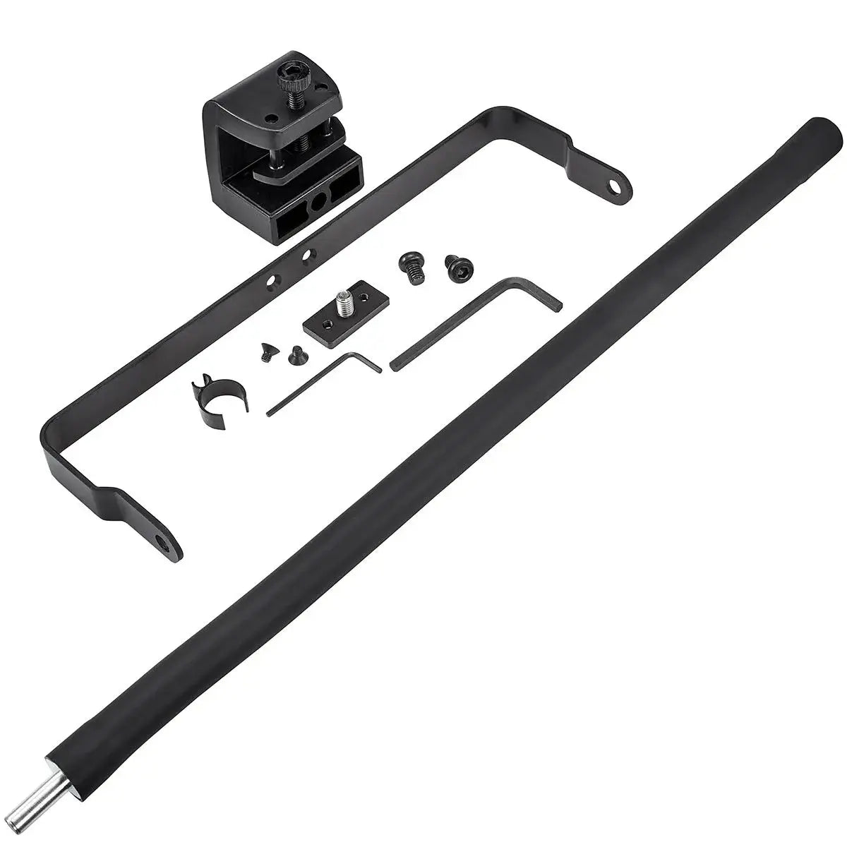 AI Hydra Edge mounting options kit including brackets, screws, and tools for secure installation.