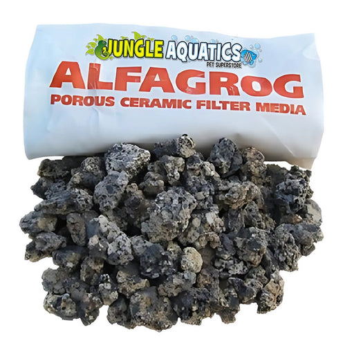 Alfagrog porous ceramic filter media for biological filtration in ponds and aquariums. Ideal for cleaner, healthier water.